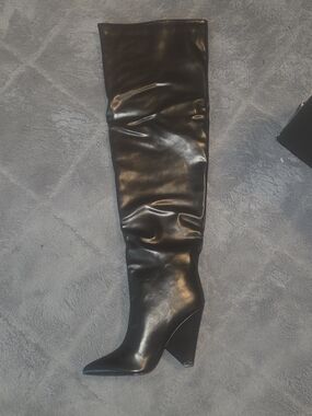 FN NANO2 BLK KNEE HIGH BOOT SZ 8